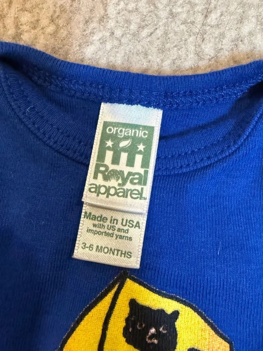 Organic Royal Apparel royal blue